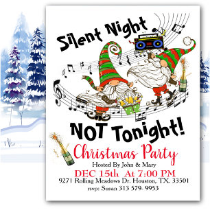 Dancing Gnomes Christmas Invitation