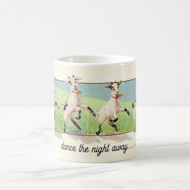 Dancing Goats Illustrated Coffee Mug (Center)