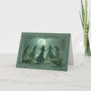 Dancing Goddess Full Moon Note Card