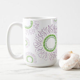 Dancing Gratitude Mandala Sunflowers Mug