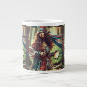 DANCING GYPSI LARGE COFFEE MUG