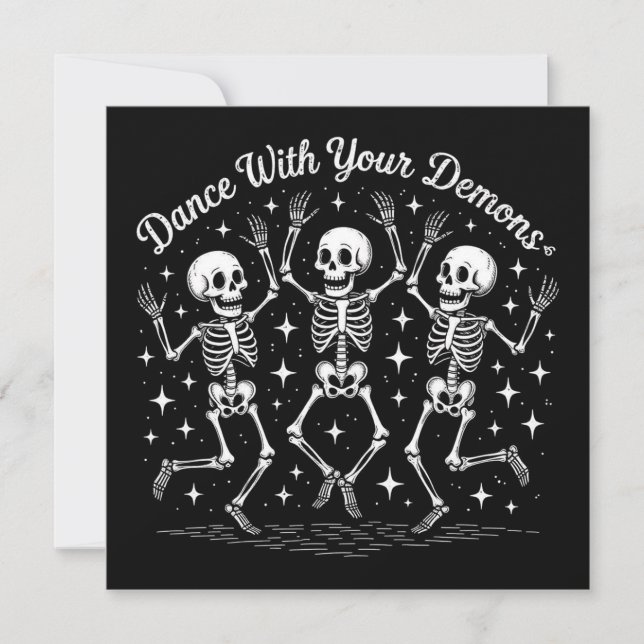 Dancing Halloween Skeletons (Front)