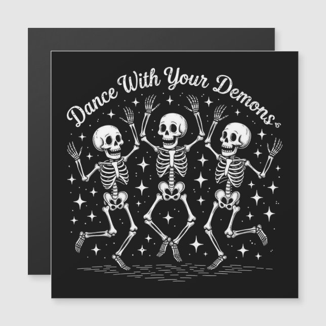 Dancing Halloween Skeletons (Front/Back)