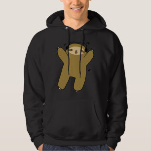 Dancing Headphones Sloth Hoodie