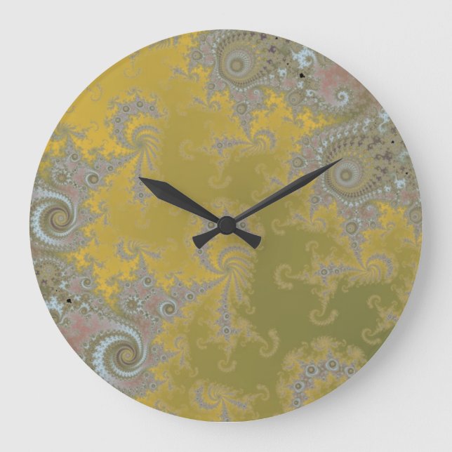 Dancing Heather Large Clock (Front)
