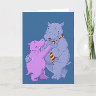 Dancing Hippo Tango Card
