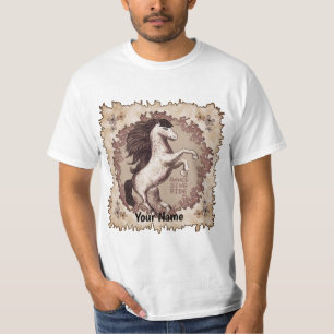 Dancing Horse custom name T-Shirt