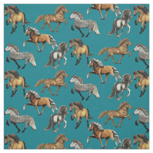 Dancing Icelandics Two Fabric
