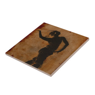 Dancing in Greek Ceramic Tile