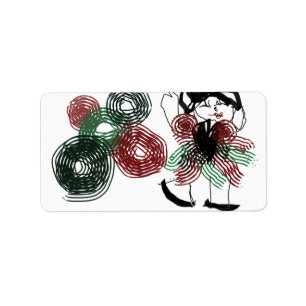 Dancing in peppermint label