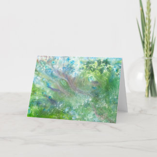 Dancing in Snowflakes Greeting Card by Iris Grace