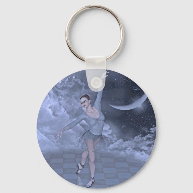 dancing in the clouds key ring (Front)