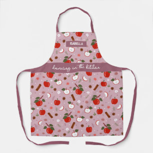 "Dancing in the kitchen" - Apple & Cinnamon Apron