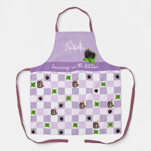 “Dancing in the Kitchen” Blackberry Jam Apron