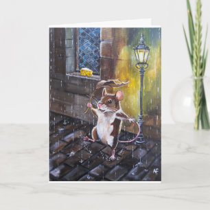 Dancing in the Rain Painting by Alfred Fox Card