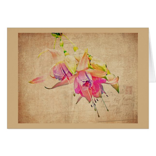 Dancing In The Wind - Fuchsia Flowers (Front Horizontal)