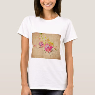 Dancing In The Wind - Fuchsia Flowers T-Shirt