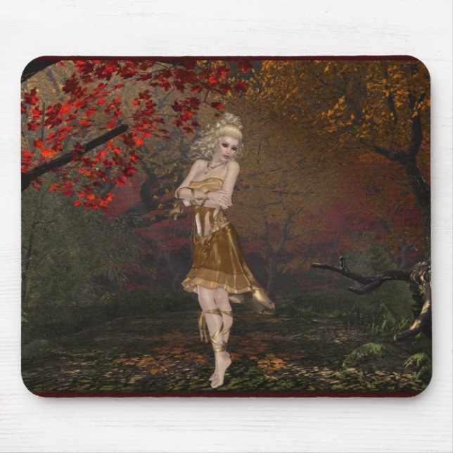 Dancing in the Woods 2 - in the Fall Mousepad (Front)