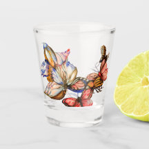 Dancing insects Shot glass