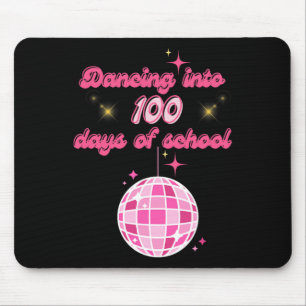 Dancing Into 100 Days Of School With Pink Disco Ba Mouse Pad