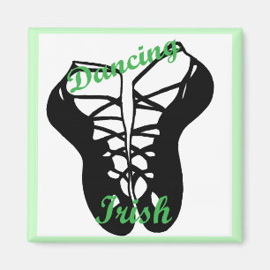 Dancing Irish magnet