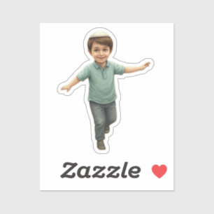 Dancing Jewish Boy – Joyful & Lively Design