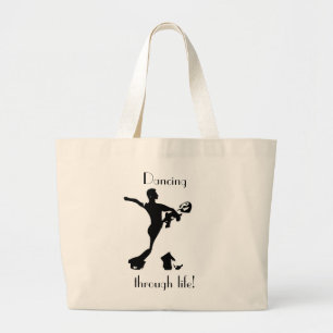 Dancing Jumbo Tote - Natural