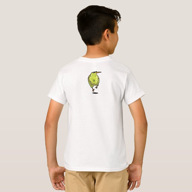 Dancing kiwi with sunglasses T-Shirt (Back Full)