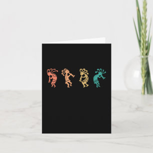 Dancing Kokopelli Southwestern Usa Native American Card