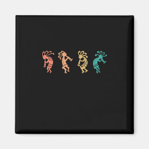 Dancing Kokopelli Southwestern Usa Native American Magnet