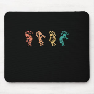 Dancing Kokopelli Southwestern Usa Native American Mouse Pad