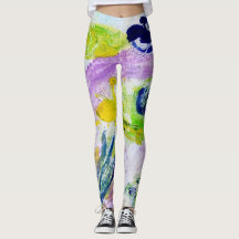 Dancing landscape leggings