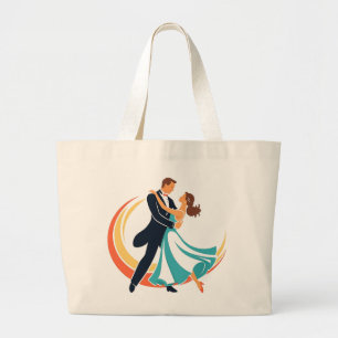 Dancing Large Tote Bag