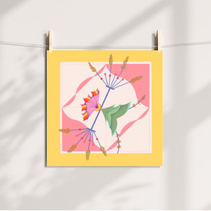 Dancing Leaf Poster