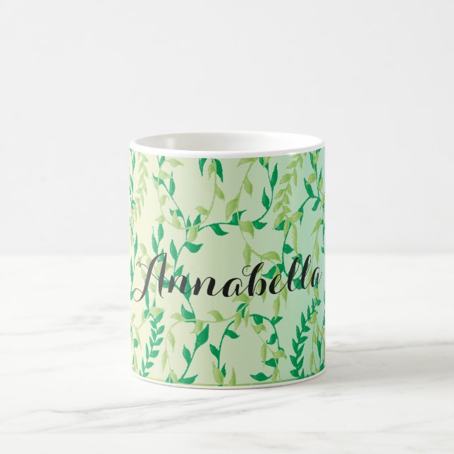 Dancing leaves coffee mug (Center)