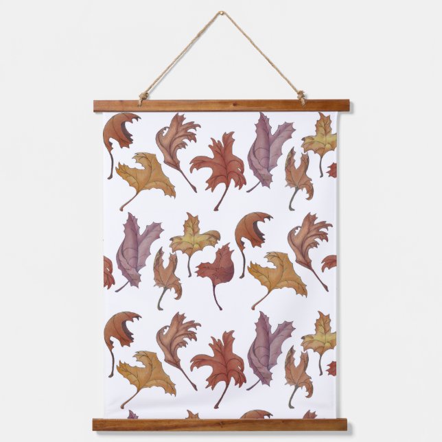 Dancing Leaves Hanging Tapestry (Front)