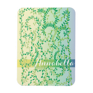 Dancing leaves magnet