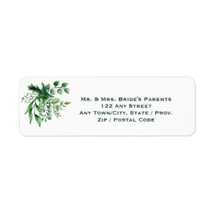Dancing Leaves -  Return Address Labels