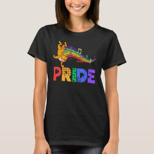 Dancing Leopard Pride Dad Rainbow Men Women Girls T-Shirt