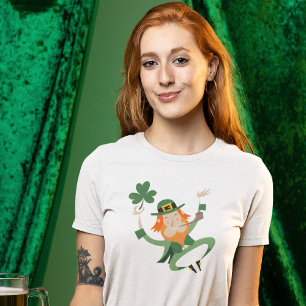 Dancing Leprechaun St. Patrick's Day Shirts