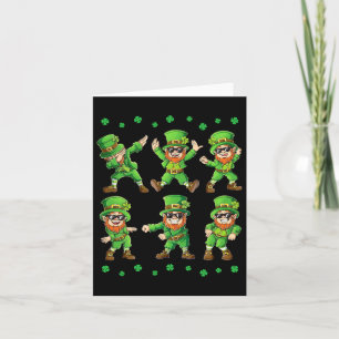 Dancing Leprechauns St Patrick's Day Boys Girls Me Card