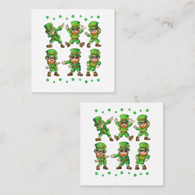 Dancing Leprechauns St Patrick's Day Card (Front/Back)