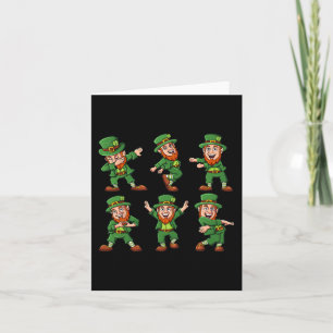 Dancing Leprechauns St Patrick's Day Fun Boys Girl Card