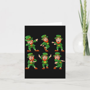 Dancing Leprechauns St Patrick's Day Funny Boys Gi Card