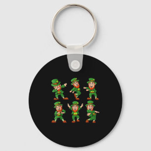 Dancing Leprechauns St Patrick's Day Funny Boys Gi Key Ring