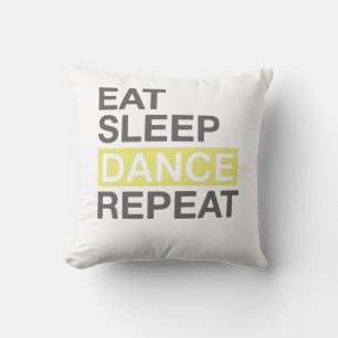 Dancing Lover for Dancer Eat Sleep Dance Repeat Cushion