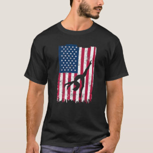 Dancing Make Me Happy Contemporary Dance Flag 4th T-Shirt