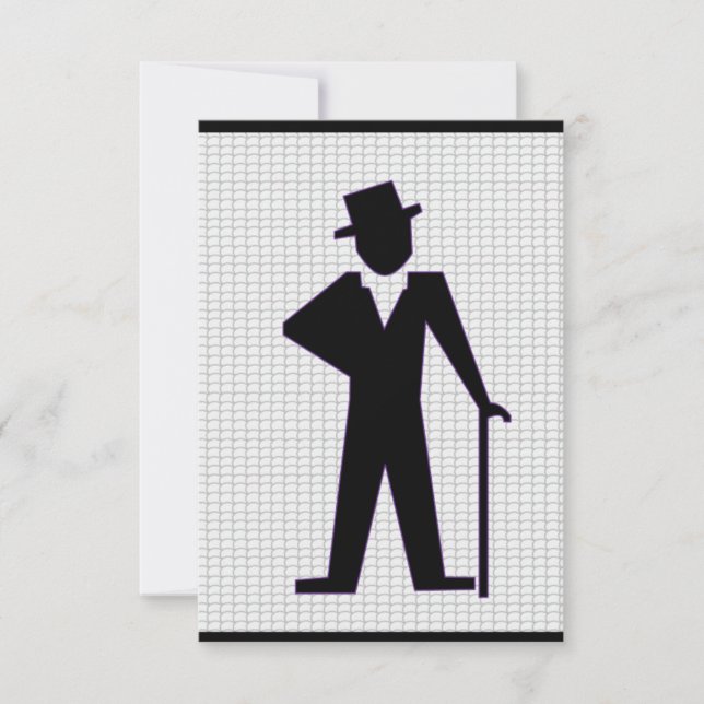 Dancing Man Card (Front)