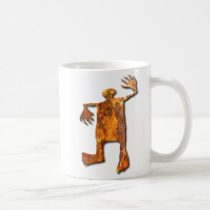 Dancing Man rust Coffee Mug