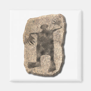 Dancing Man stone Magnet